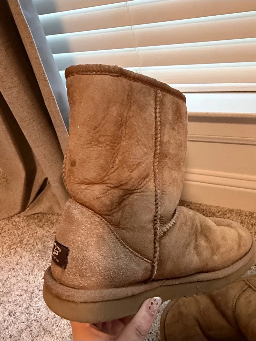 UGG suede exterior